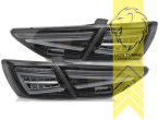 LED, mit LED Blinker, dynamischer LED Blinker, schwarz, nur passend bei Fahrzeugen mit Original Halogen Rückleuchten, Eintragungsfrei / mit E-Prüfzeichen
